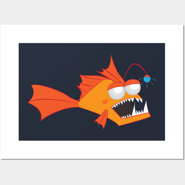 Alt Angler Design Wall Art by MadArtisan